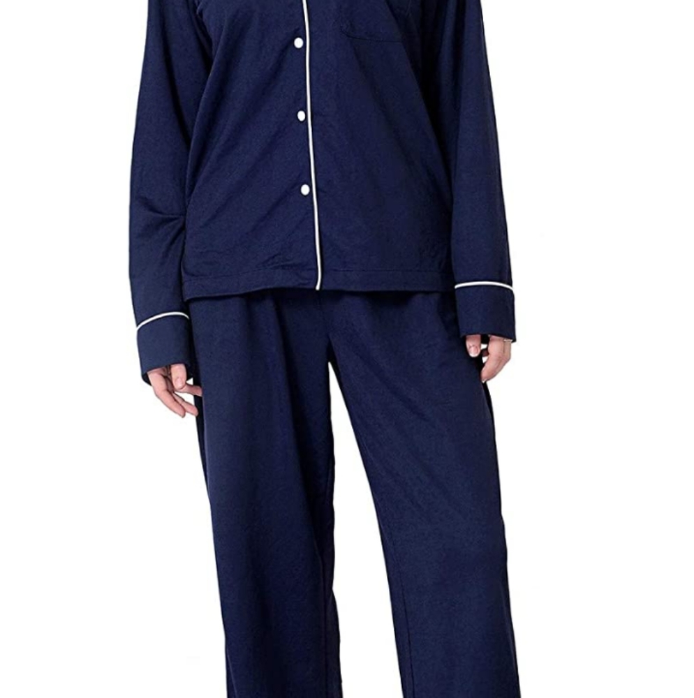 Navy Pajama Pant Set